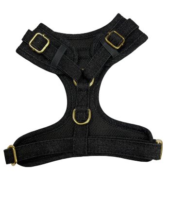Victorian Vanguard Harness - Black Denim Harness - Back