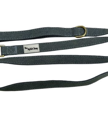 Victorian Vanguard Harness -Blue Denim Leash