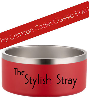 The Gears & Grace Collection - Red - 42oz (The Crimson Cadet Classic Bowl)